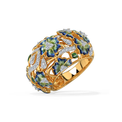 Nature's Embrace Diamond Ring