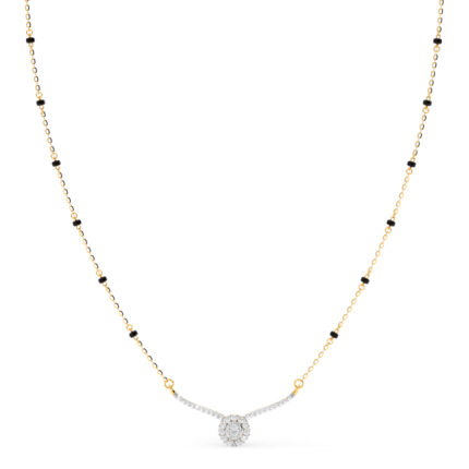 Sleek Solitaire Mangalsutra