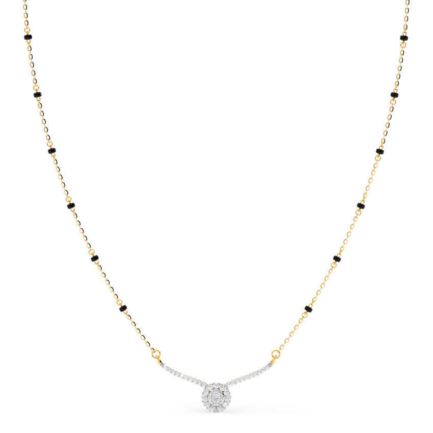 DM1062 Sleek Solitaire Mangalsutra - Image 1
