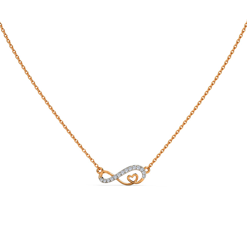 LP1050 (1) Infinity Heart Necklace - Image 1