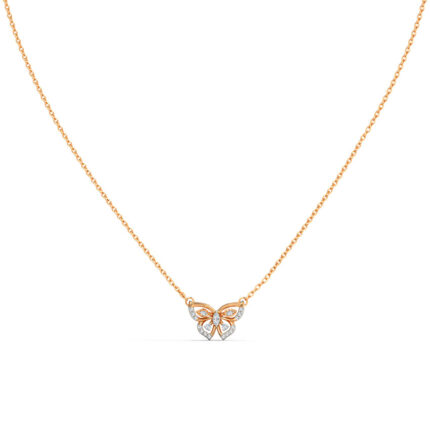Fluttering Papillon Diamond Necklace